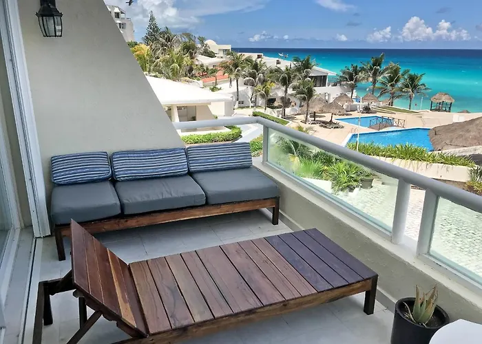 Ocean View Terrace, Beach And Pool Brisas Cancun Hotel Zone
